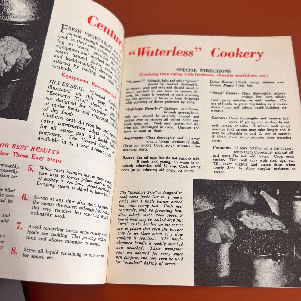 Vintage Century Silver-Seal Cookery Booklet Century Metalcraft Corp Chicago